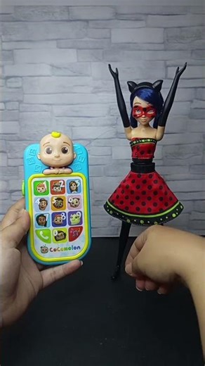 satisfying & unboxing ladybug miraculous & cocomelon phone