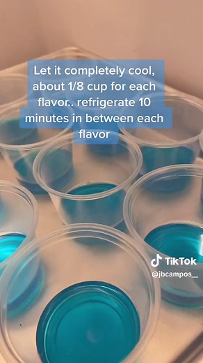 Delicious Blue Jello Cups for Baby Shower Desserts