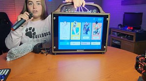 Watch FULL REVIEW of portable karaoke machine. on Amazon Live