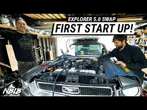 FIRST START of my Ford Explorer 5.0 Swapped 1968 Mustang!