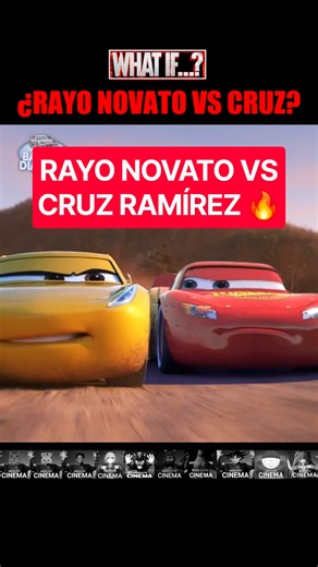 💎 ¿Rayo Novato vs Cruz Ramírez? (CARS 3) ☠️🔥⁉️ #cars #cars3 #mcqueen #whatif #cine #aura #edit #fyp