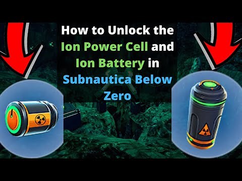 How to Unlock the Ion Battery and Ion Power Cell in Subnautica Below Zero
