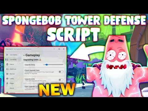*NEW* SpongeBob Tower Defense Script (PASTEBIN 2026) (AUTO UGRADE , AUTO SKIP , AUTO NEXT GAME )