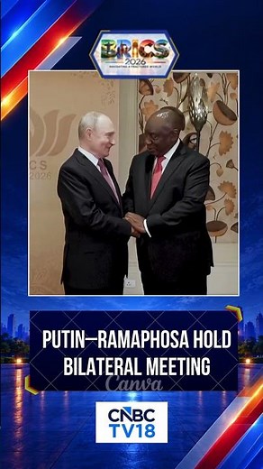 WATCH: Putin, Ramaphosa Hold Bilateral Meeting Ahead Of BRICS Summit 2026 In New Delhi | N18S