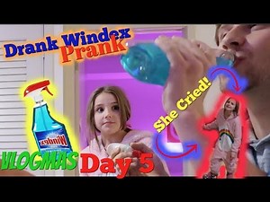 Hunter Hill: Drinking Windex Prank on Piper Rockelle (She Cried)