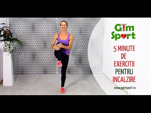 5 minutes of warm-up exercises