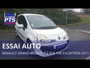 TEST - RENAULT GRAND MODUS 1.2 TCE 100 EXCEPTION 2011 - FRANCE