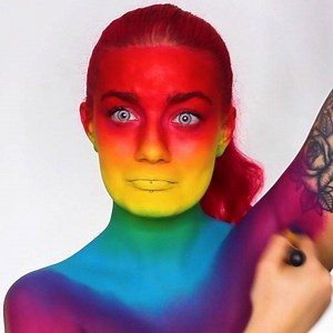 11K views · 214 reactions | Rainbow unicorn #makeuptutorial 濾 So...