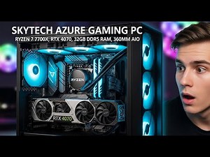 Skytech Azure Gaming PC – Ryzen 7 7700X + RTX 4070 Beast Build Review! Full Specs & Performance Test