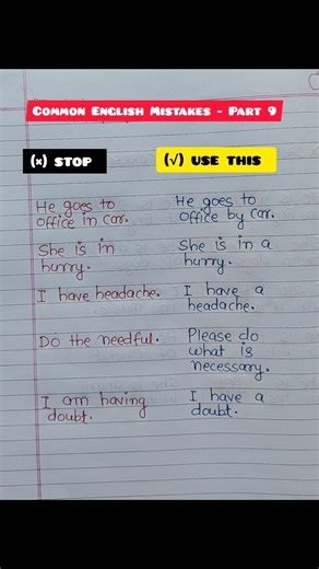 Don’t Repeat These Common English Mistakes | Part 9