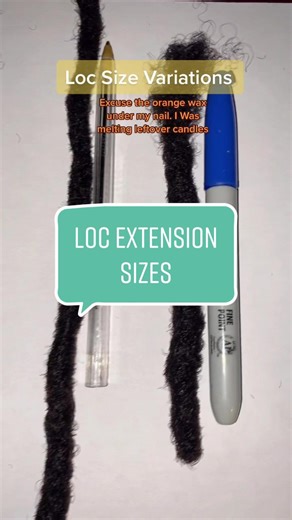 Loc Extensions Sizes Showcase: Get Up Close and Personal!