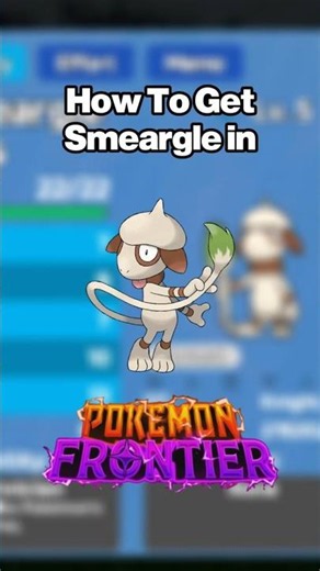 How To Get SMEARGLE in Pokémon Brick Bronze Frontier! #roblox #pokemonbrickbronze