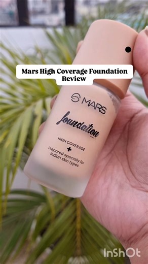 Mars High Coverage Foundation Review🌸 #review #foundation #shorts #makeup #beauty