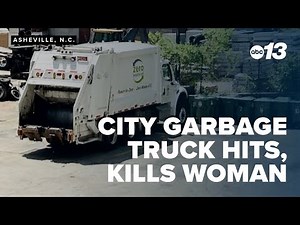 Garbage truck's dash video captured pedestrian moments before fatal collision