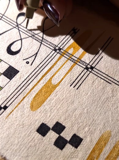 Exploring Checkers and Dots in Abstract Watercolor Art