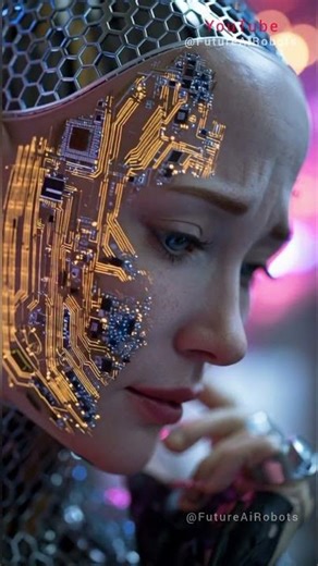 ✨ Human-Like Robot Reactivates After Face Reveal at Technology Show