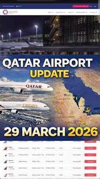Qatar Airport Flight Update Today | Doha Hamad International Airport Flights Cancelled & Delayed