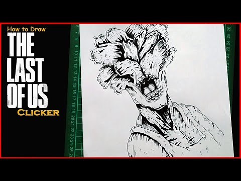 How to Draw CLICKER from THE LAST OF US - Step by Step Drawing Tutorial