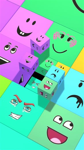 Roblox Face Rolling cube animation