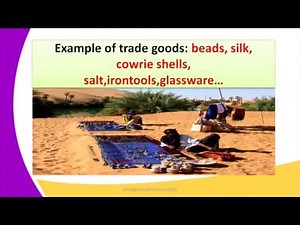 Form2 History lesson4 Factors for the development of Trans Saharan Trade