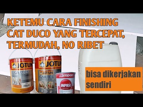 Teknik Finishing Cat Duco Yang Cepat, Mudah dan No Ribet. Bisa Dikerjakan Sendiri