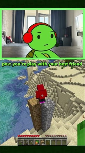 JJ and Mikey Be Like 😁 - MAIZEN Minecraft Animation #shorts