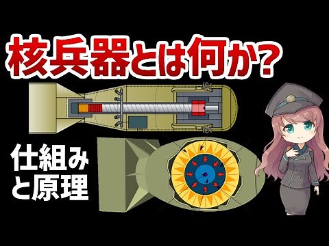 核兵器とは何か？仕組みについて、広島のリトルボーイと長崎のファットマンの内部構造と原理