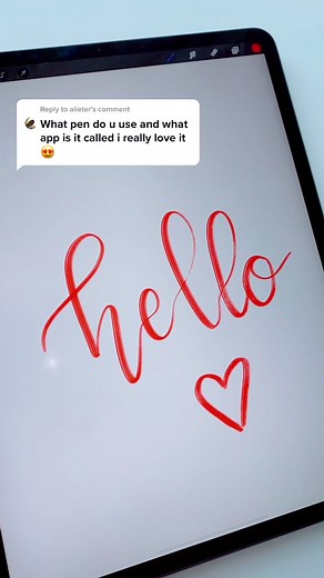Calligraphy Pen Tutorial on Procreate