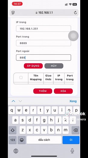 Chia sẻ kinh nghiệm nat port camera modem viettel vGP-42X6V1#kbvision #nhutphicamera #camera #cctv #cctvcamera #dahua #cameracoday #viettel #kbvision