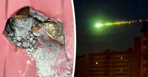Russian woman sells 'green' meteorite that smashed through her roof to scientists