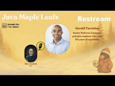 Ep 6 of Java Maple Leafs with Gerald, Keep on a technical career and keep growing 🇨🇦☕