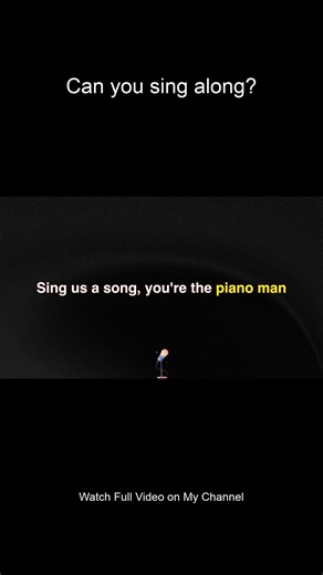 Karaoke Night with Piano Man by Billy Joel #shorts