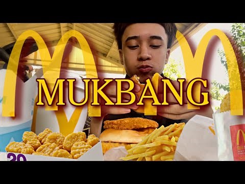 McDonalds Mukbang! Eating Fries, Cheeseburger, McChicken Burger, Oreo McFlurry, Hash brown & Sprite