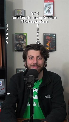 TOP 10 VIDEO GAMES OF THE SIXTH GENERATION (PS2, Xbox, GameCube)!!! #gaming #videogames