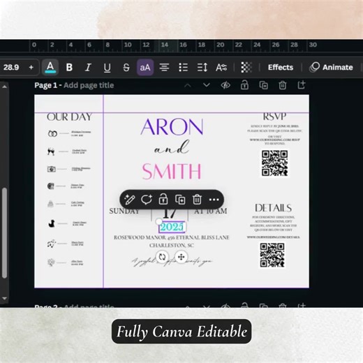 Trifold Wedding Invitation Template, Gatefold Wedding Invitations, Folded Wedding Invite, Photo Wedding Invitation, Gatefold Wedding Invite - Etsy