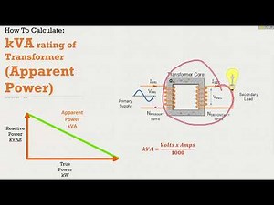 How to calculate the Kilovolt-Ampere (kVA) Rating of a Transformer