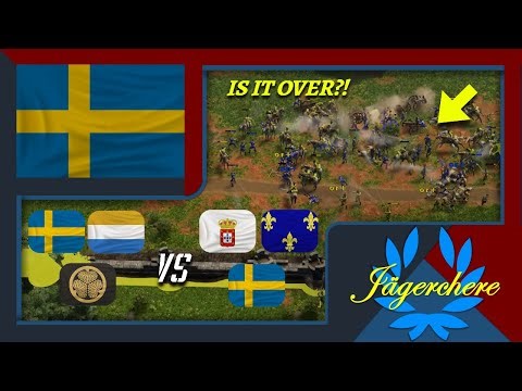 I MESSED UP! | 3v3 Treaty with Sweden | AOE III: DE