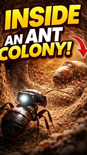 POV: Inside an Ant Colony Through Its Eyes 😱 #shorts
