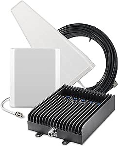 SureCall Fusion5s 2.0 Cell Phone Signal Booster for Home & Office up to 10000 sq ft, Yagi Panel Antennas, Multi-User 4G/5G Boosts Verizon, AT&T, Sprint, T-Mobile, FCC Approved, USA Company
