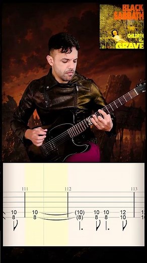 Children Of The Grave - Guitar Cover with Tabs | Black Sabbath