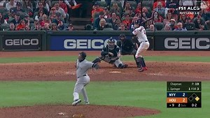 想必你各位都知道今天比賽結果了，但九局下Aroldis Chapman和George Springer惡鬥八個球的這個打席，仍然堪稱今日最佳對決💯🔥 #MLB季後賽 #ALCS | MLB Taiwan 美國職棒大聯盟