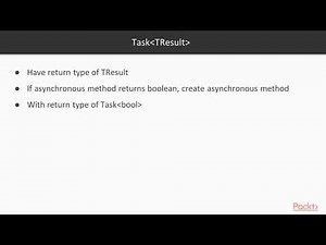 C# 7 and .NET Core Solutions: Return Types of Asynchronous Functions | packtpub.com