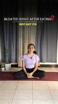 Bloating Right After Eating? 🤢 #Shorts #yoga