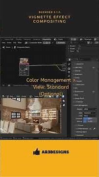 Blender Tutorial Vignette Effect Compositing