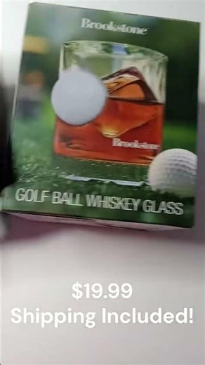2 Brookstone Golf Ball Whiskey Glasses on #ebay Now $19.99 Shipping Included! #trendingshorts #golf
