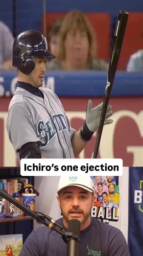 The only time Ichiro was ever ejected, a breakdown #mlb #baseball #sports #mariners #japan | Jomboy Media
