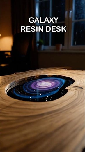 Building a Galaxy Resin Desk