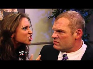 Stephanie McMahon & Kane Backstage