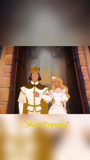 Unforgettable moment 😍💖💍 You can own this exclusive art cel sequence by clicking on the tagged link👸🏼🤍🤴🏽 #swanprincess #theswanprincessmovie #theswanprincess #animation #fairytale #artcel #animationcels #cels #wedding