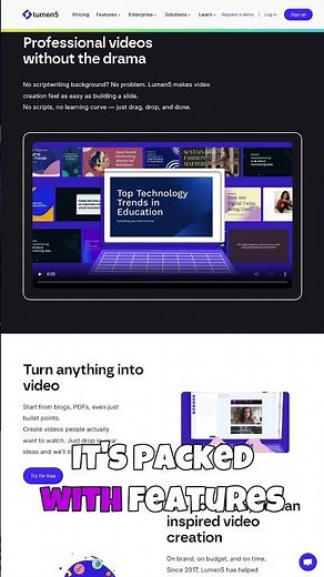 "Unlock Your Creativity: Transform Text into Stunning Videos with Lumen5.com!"